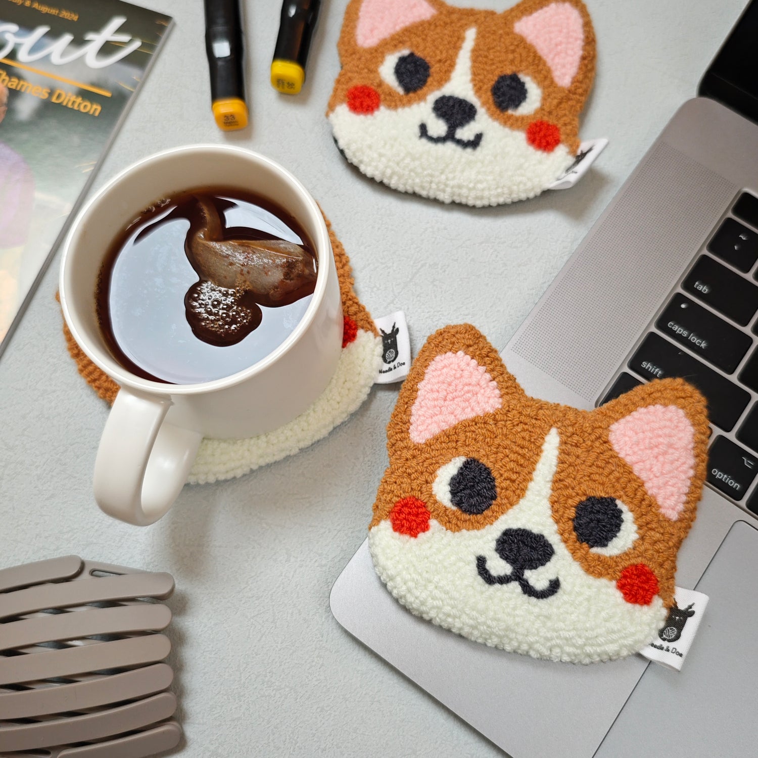 Corgi Dog Coaster