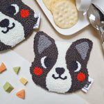 Border Collie Dog Coaster - Needle & Doe