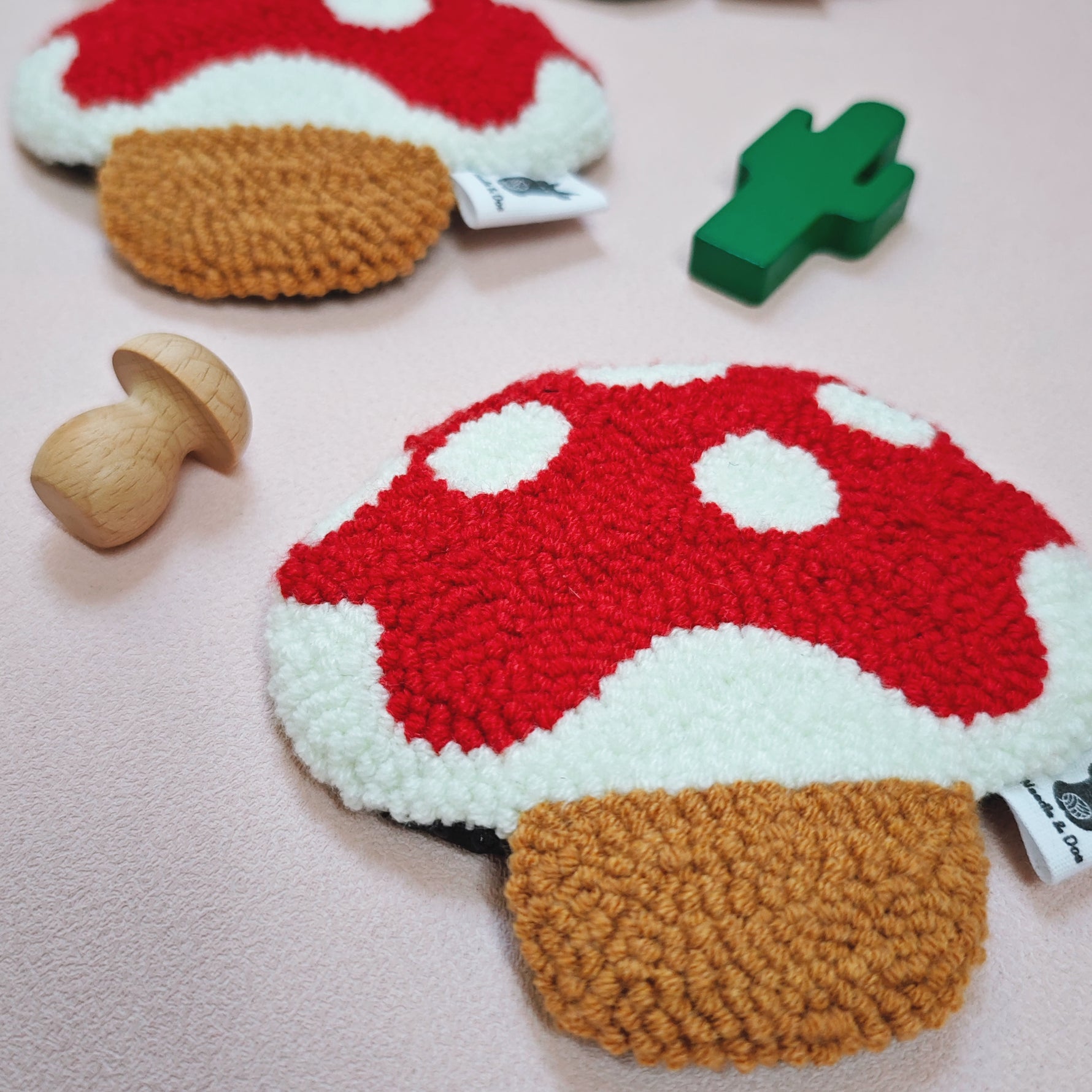 Lucky Mushroom Coaster - Needle & Doe