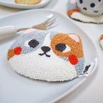 Calico Cat Coaster - Needle & Doe